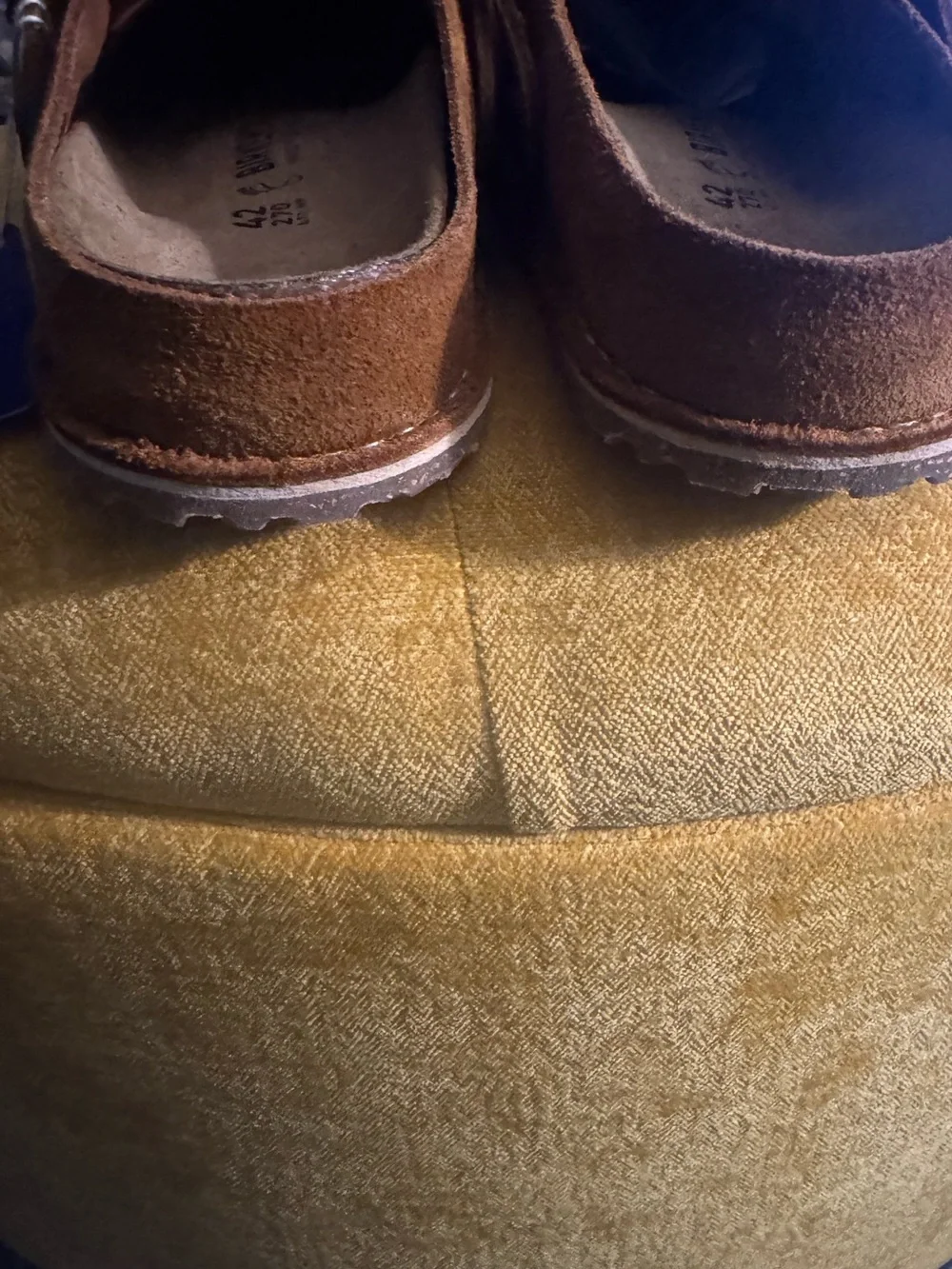 Birkenstock Lutry Premium Suede Mule - Mink Brown, Unisex 9 Men / 11 Women